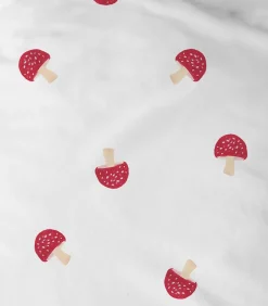 100% bedrukt katoenen hoeslaken, FAUNA AND FLORA SECRET GARDEN