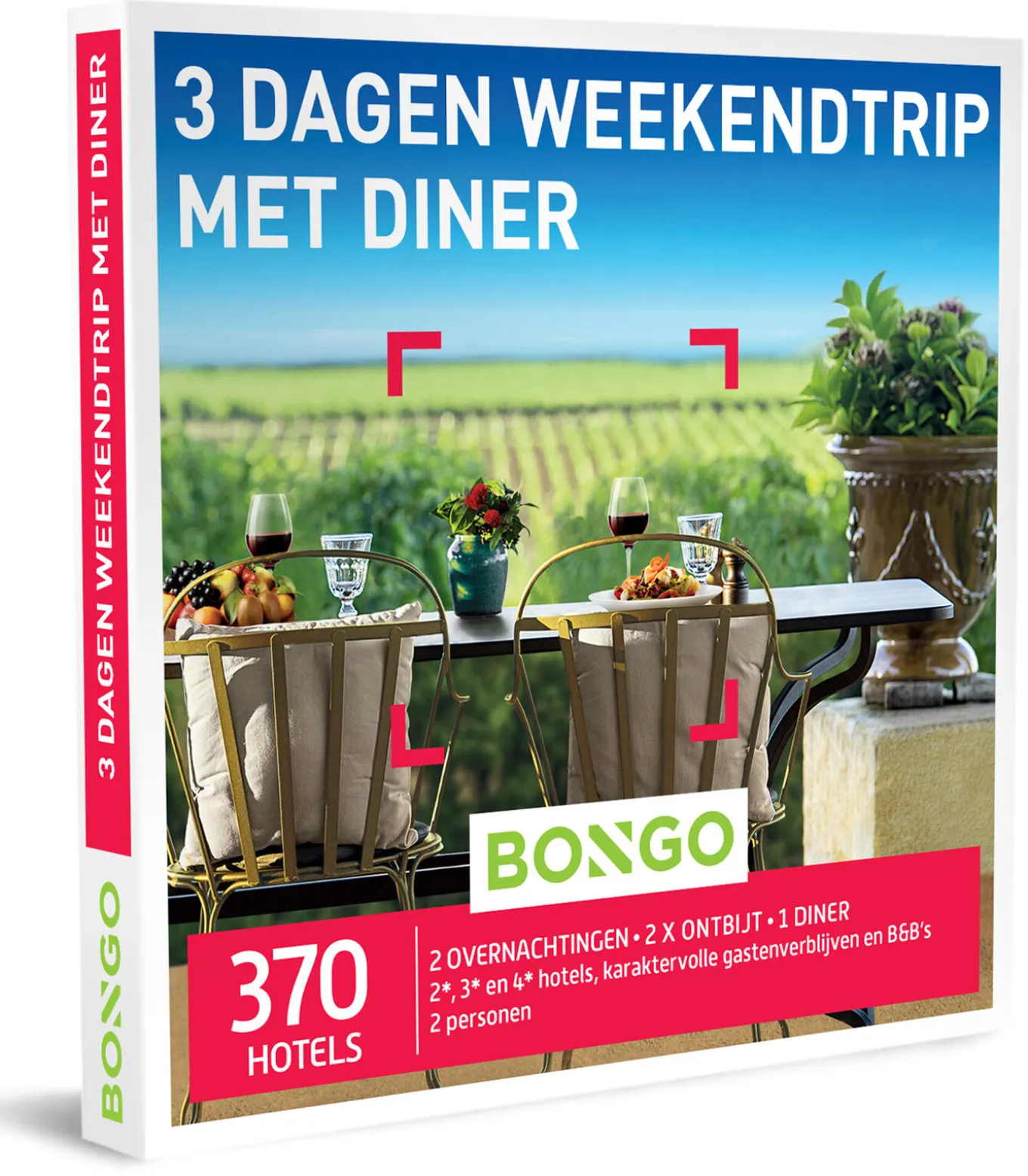 3 Dagen Weekendtrip met Diner - Overnachten