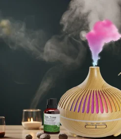 7 kleur LED aromadiffusor - VK-stekker / EU-stekker