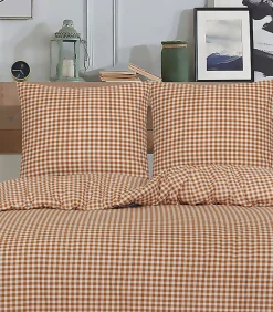 2 persoons beddengoed 200x200 cm+2 kussenslopen 65x65 cm in katoen