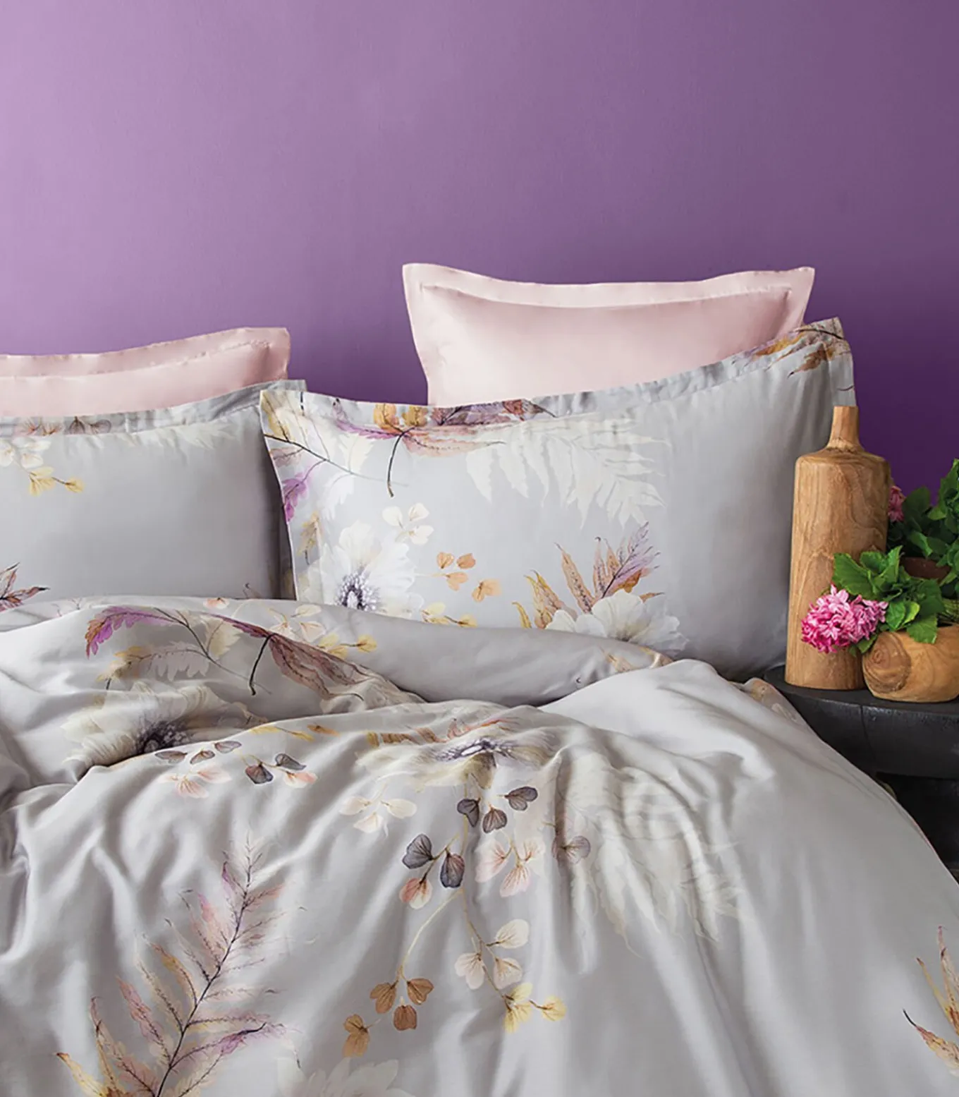 2 persoons beddengoed 240x220 cm+2 kussenslopen 63x63 cm katoensatijn