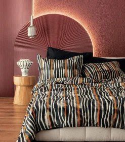 2 persoons beddengoed 240x220 cm+2 kussenslopen 63x63 cm katoensatijn