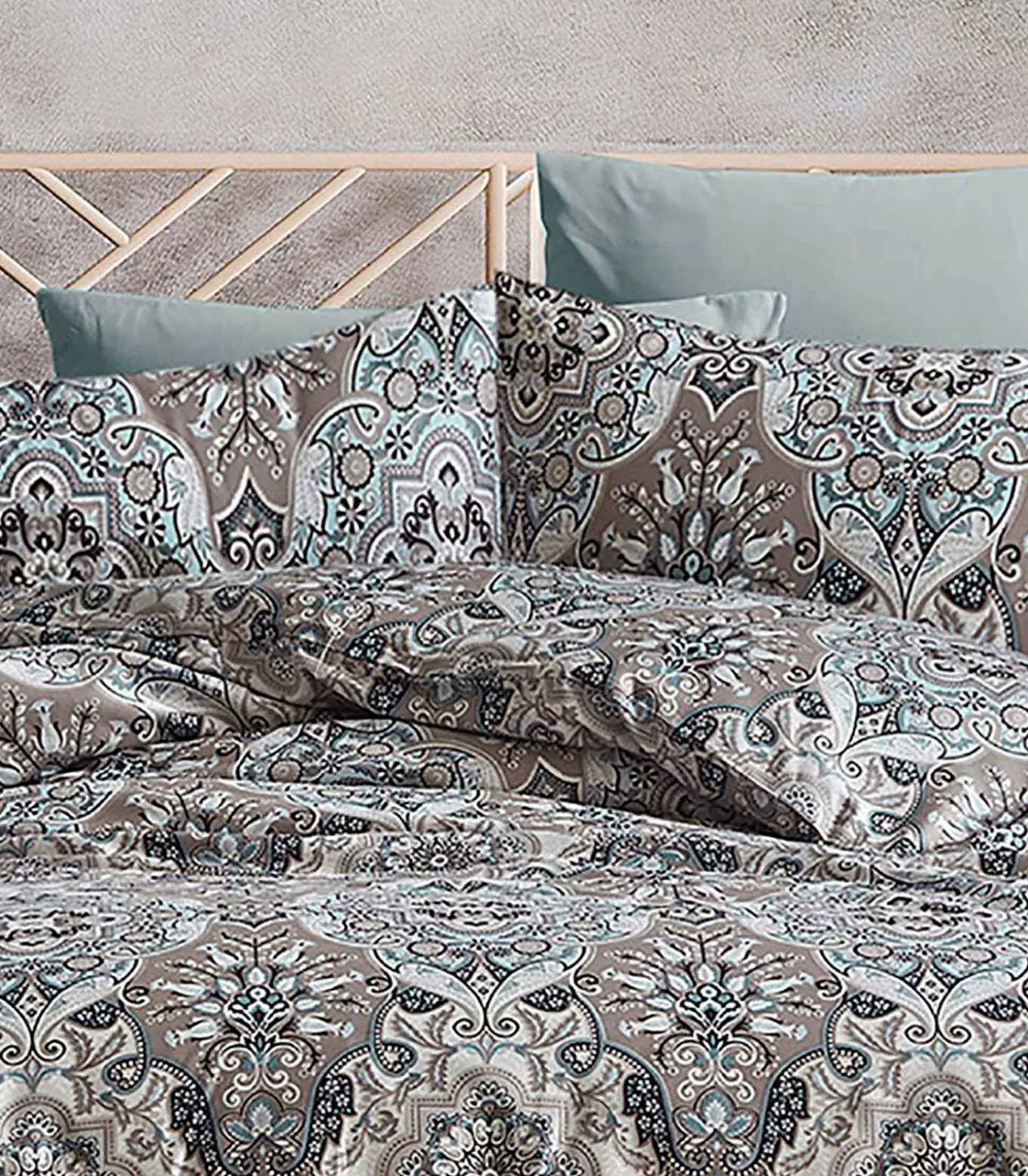 2 persoons beddengoed 240x220 cm+2 kussenslopen 65x65 cm katoensatijn