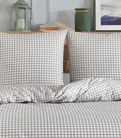 1 persoons beddengoed 140x200 cm+1 kussensloop 65x65 cm in katoen