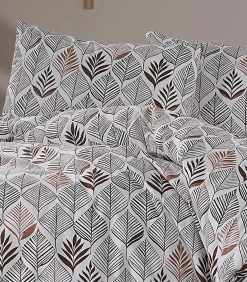 2 persoons beddengoed 240x220 cm+2 kussenslopen 65x65 cm in katoen