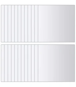 48 st Spiegeltegels vierkant glas