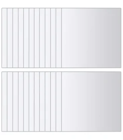 48 st Spiegeltegels vierkant glas