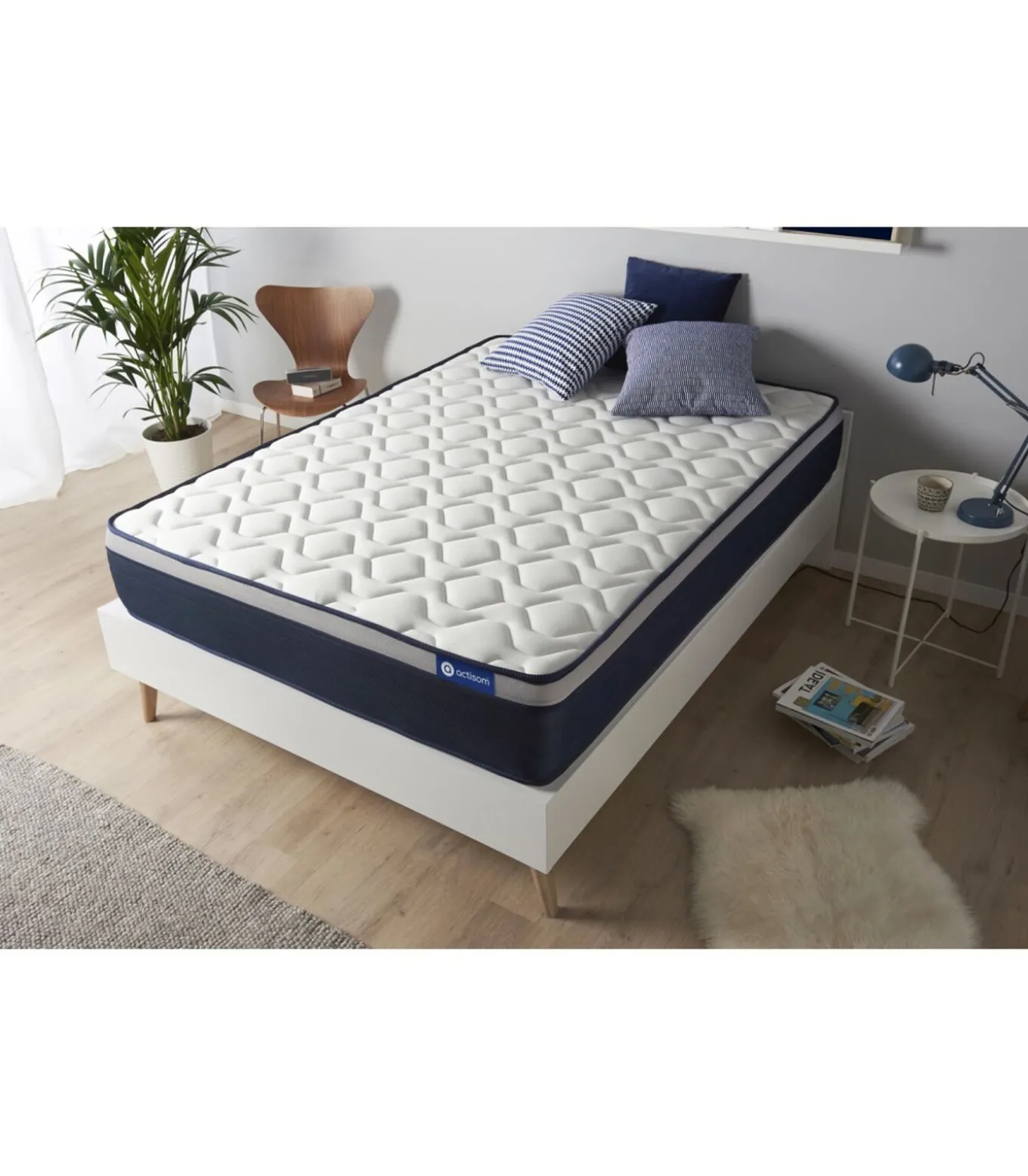 Actimemo max matras 105x190cm , Matrasdikte : 26 cm , Traagschuim , Stevig, 7 comfortzones