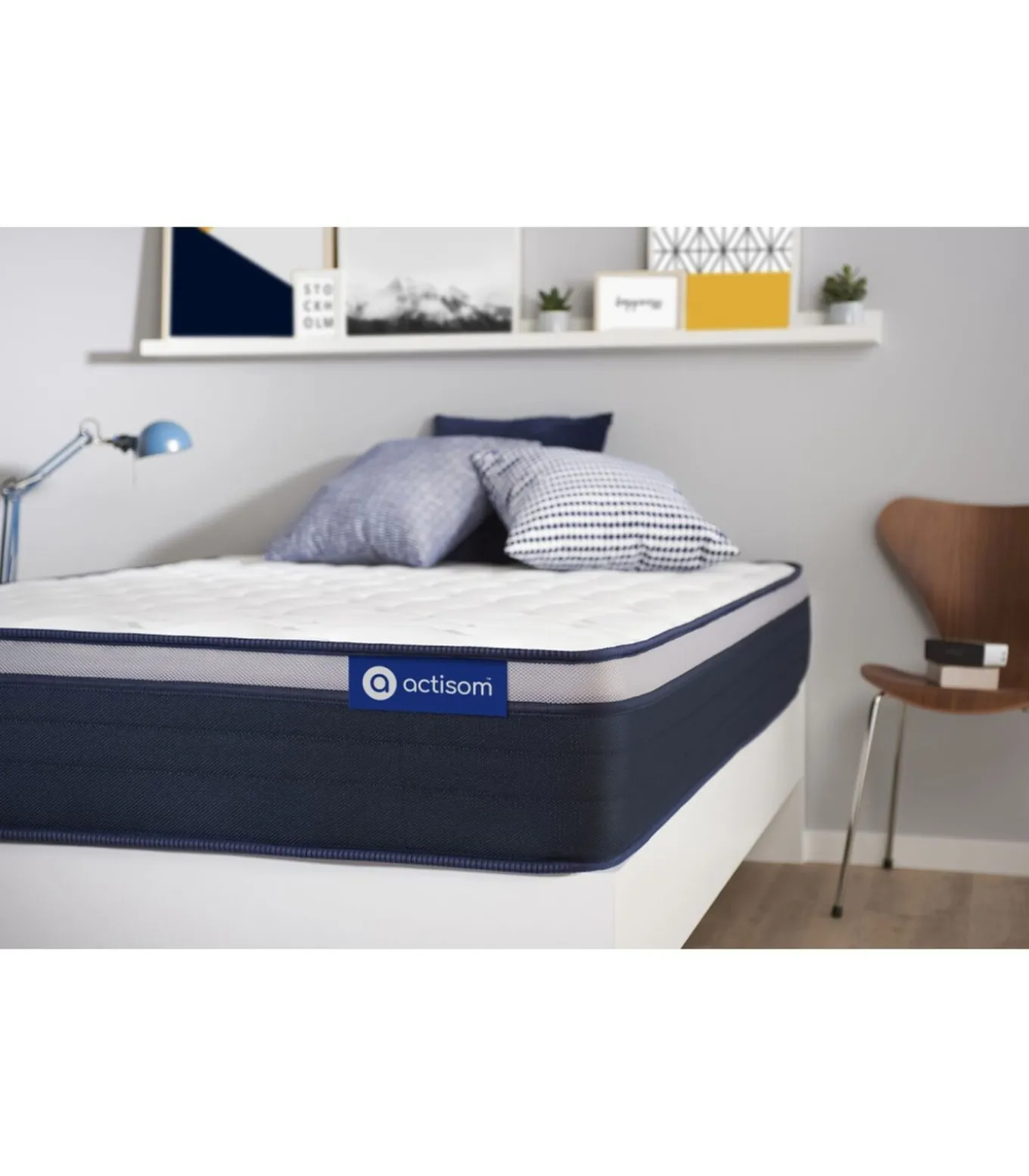 Actimemo max matras 105x190cm , Matrasdikte : 26 cm , Traagschuim , Stevig, 7 comfortzones