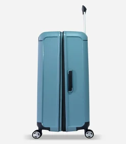 Aegis Expandable Grote Koffer 4 Wielen Lichtblauw