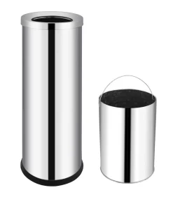 Afvalbak Hotel 32 L roestvrij staal