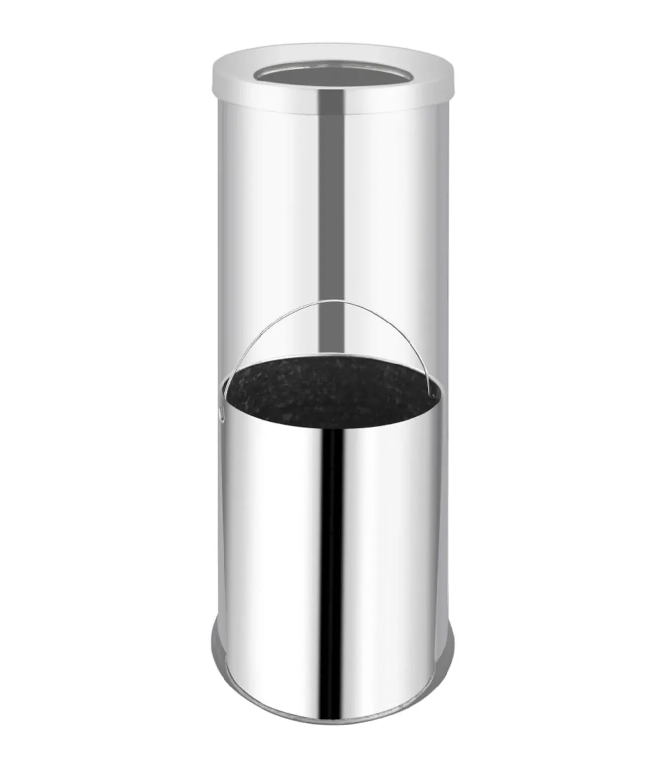 Afvalbak Hotel 32 L roestvrij staal