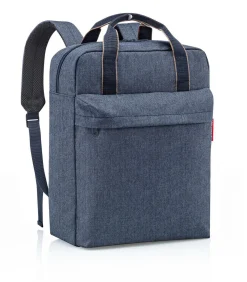 Allday Backpack M - Rugzak - Herringbone Donkerblauw