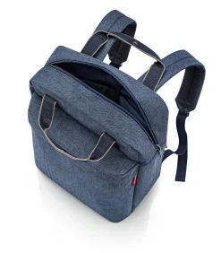 Allday Backpack M - Rugzak - Herringbone Donkerblauw