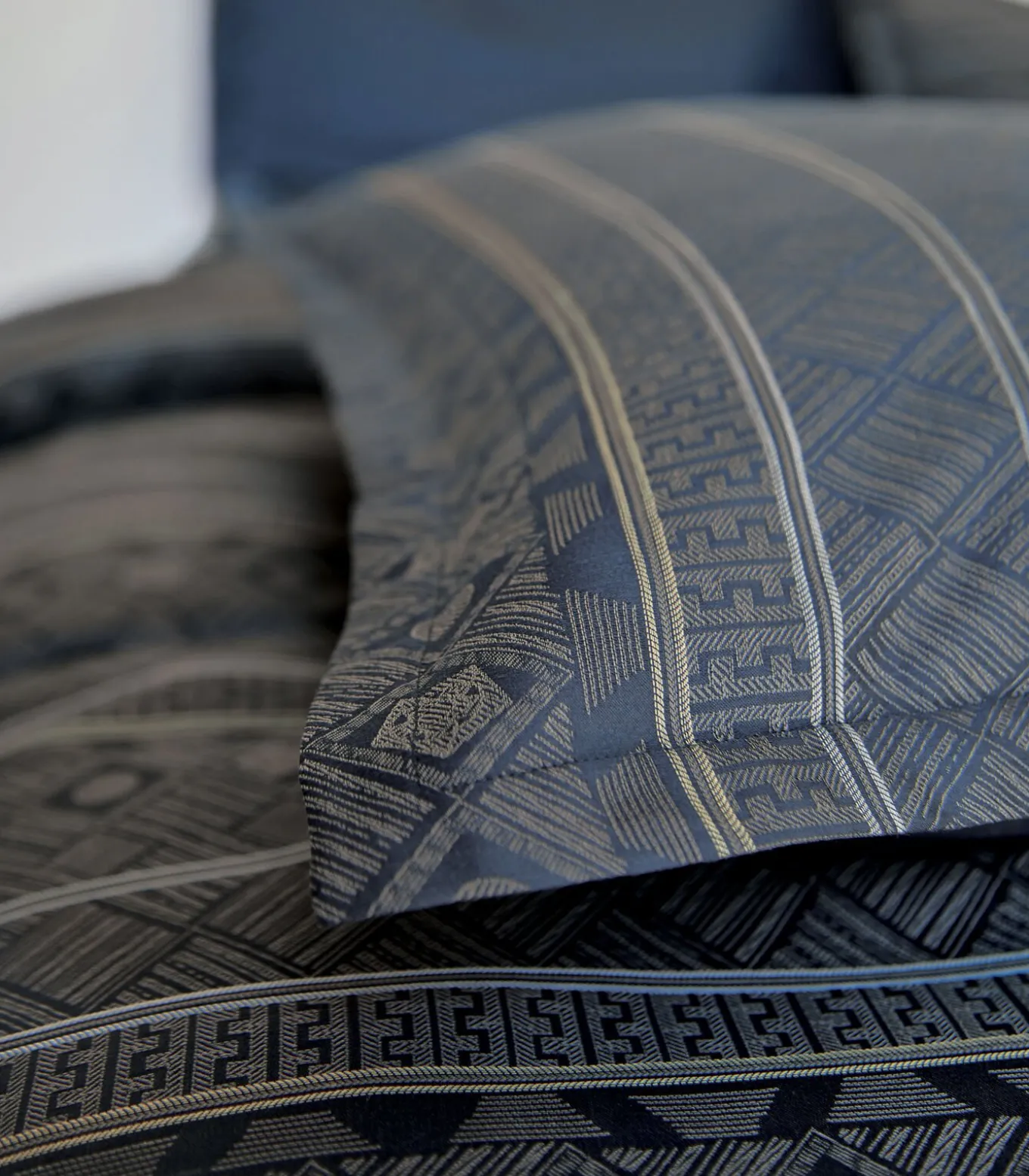 ALLEGRO Bleu Corinthe - Laken 100% coton