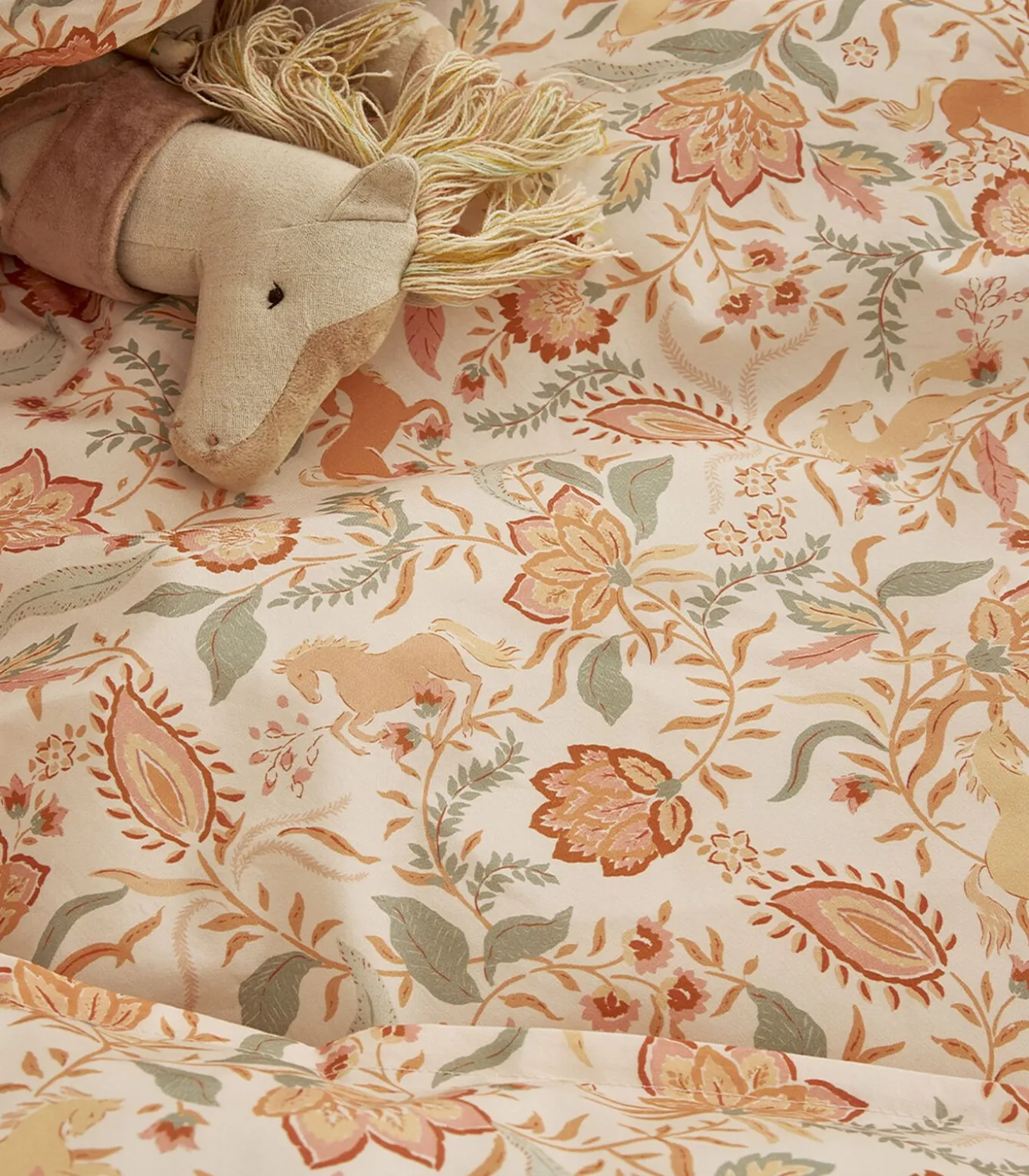 Allure - Bedlinnenset Dekbedovertrek + rechthoekige kussensloop in katoen perkal