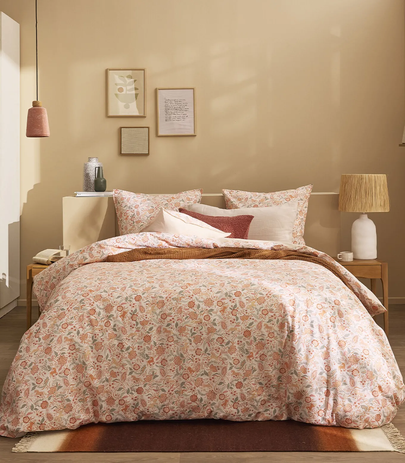 Allure - Effen kussensloop in katoen perkal