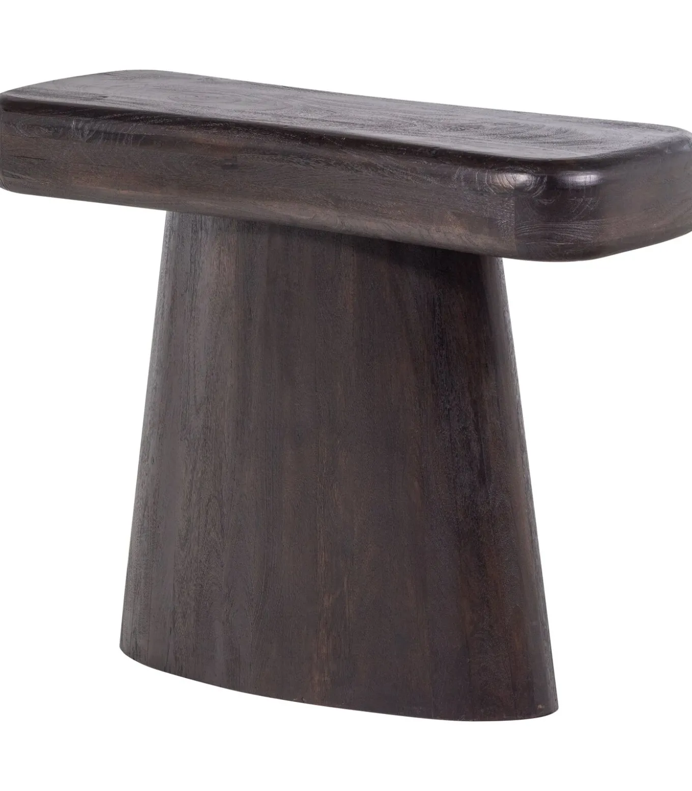 Amco Sidetable - Mango Hout - Zwart - 76x120x40