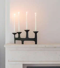 Amour - Kaarsenhouder - Zwart