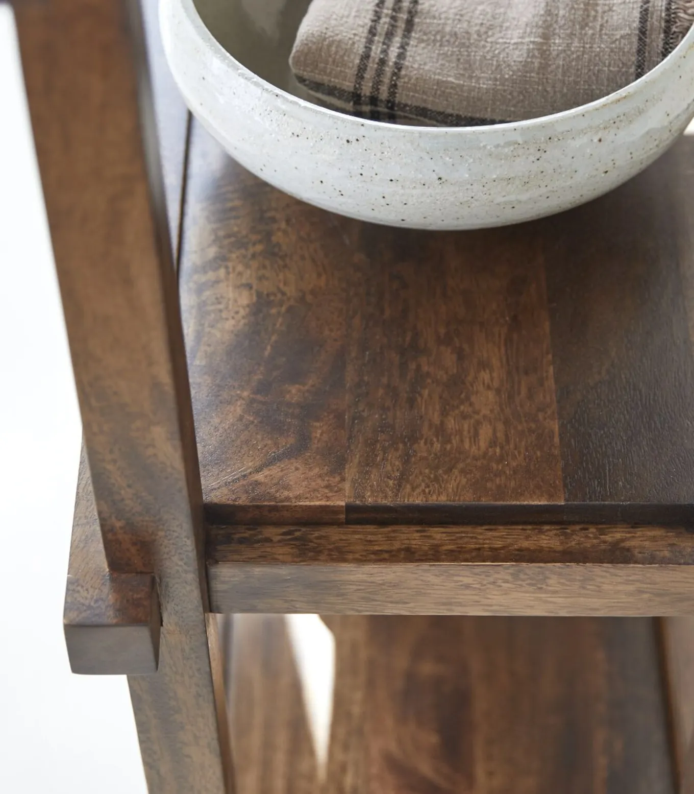 Arko - Hoge boekenkast in massief mangohout