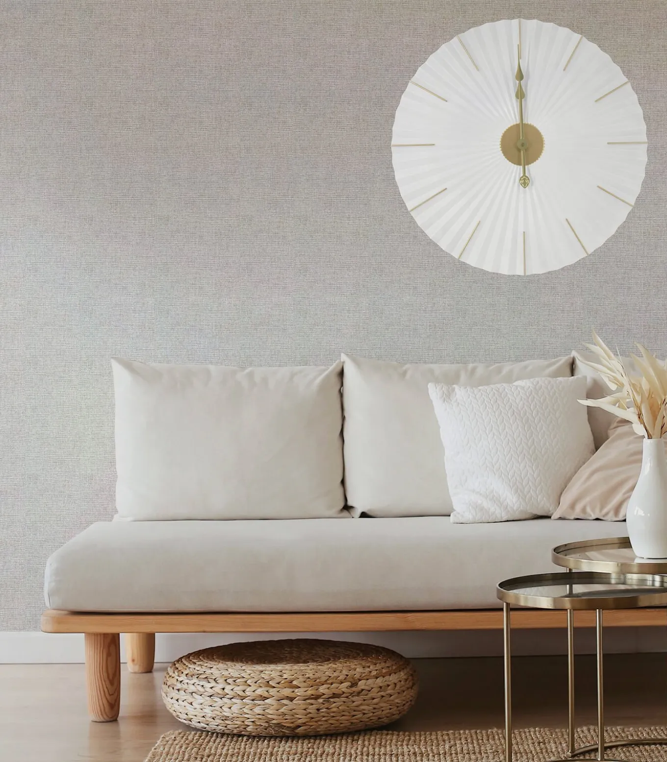 Art for the Home Klok - origami - 60x60