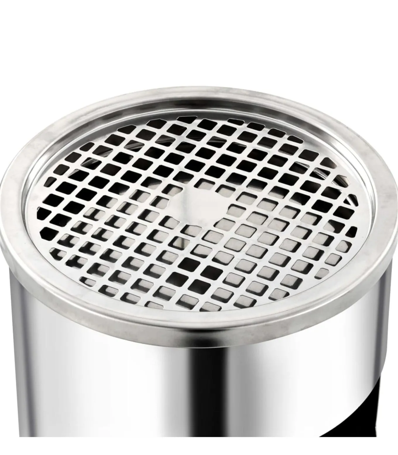 Asbak/prullenbak Hotel 30 L roestvrij staal