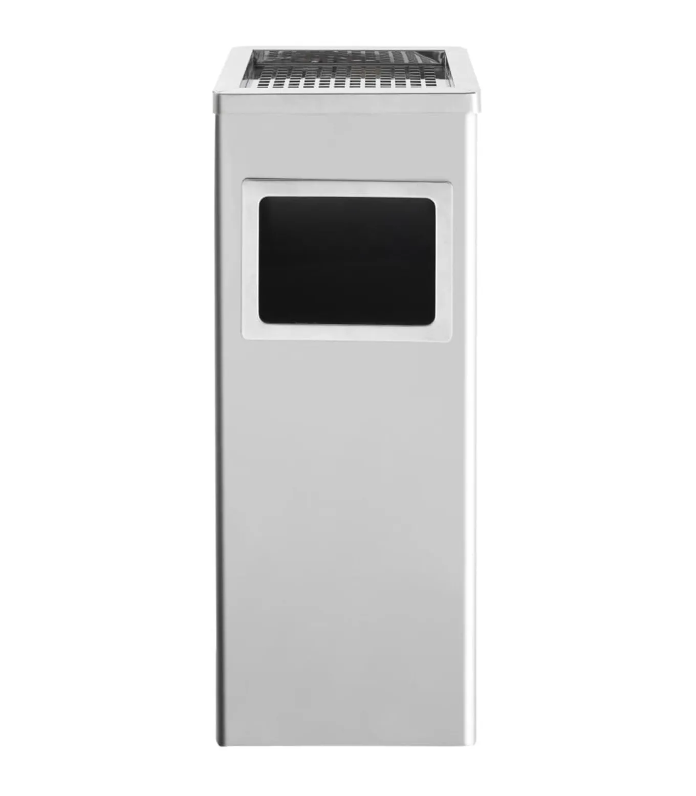 Asbak/prullenbak Hotel 36 L roestvrij staal