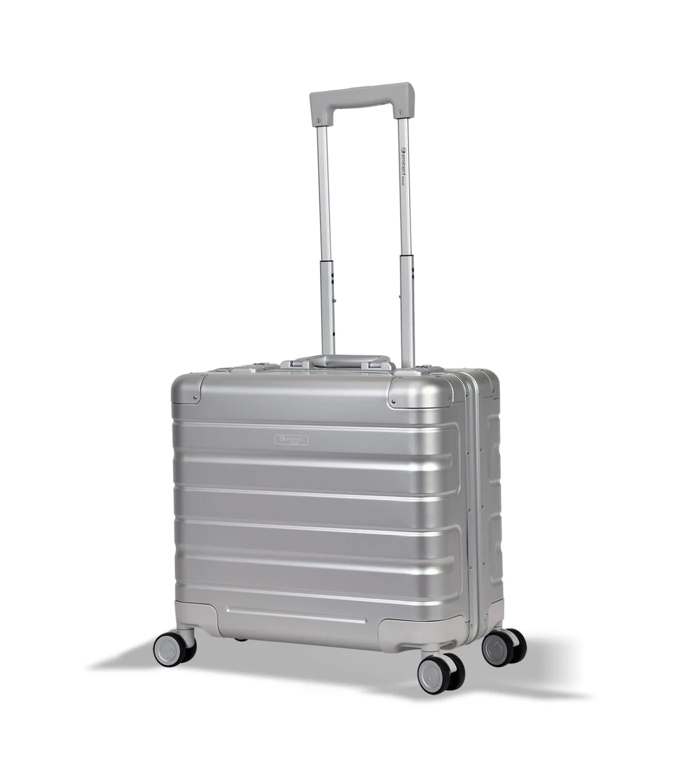 Athens Pilot Koffer 4 Wielen Zilveren