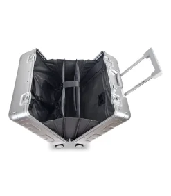 Athens Pilot Koffer 4 Wielen Zilveren