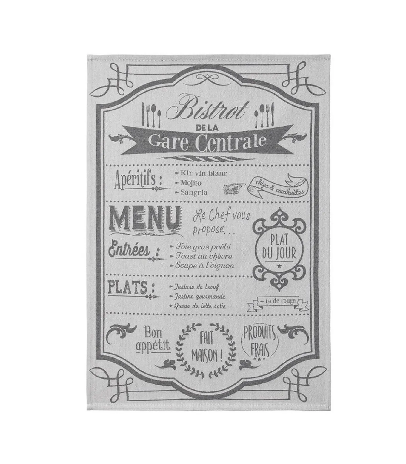 AU MENU - Tafellinnen Theedoek