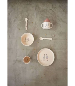 Baby schotel set Tiny Farmer Mouton/Oie