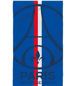 Bad- en strandhanddoek met print, 100% katoen PSG SPORT