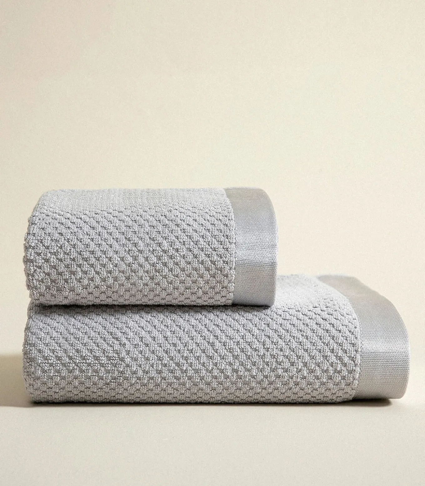 Badhanddoek Atentiva 85x150 cm Donkergrijs