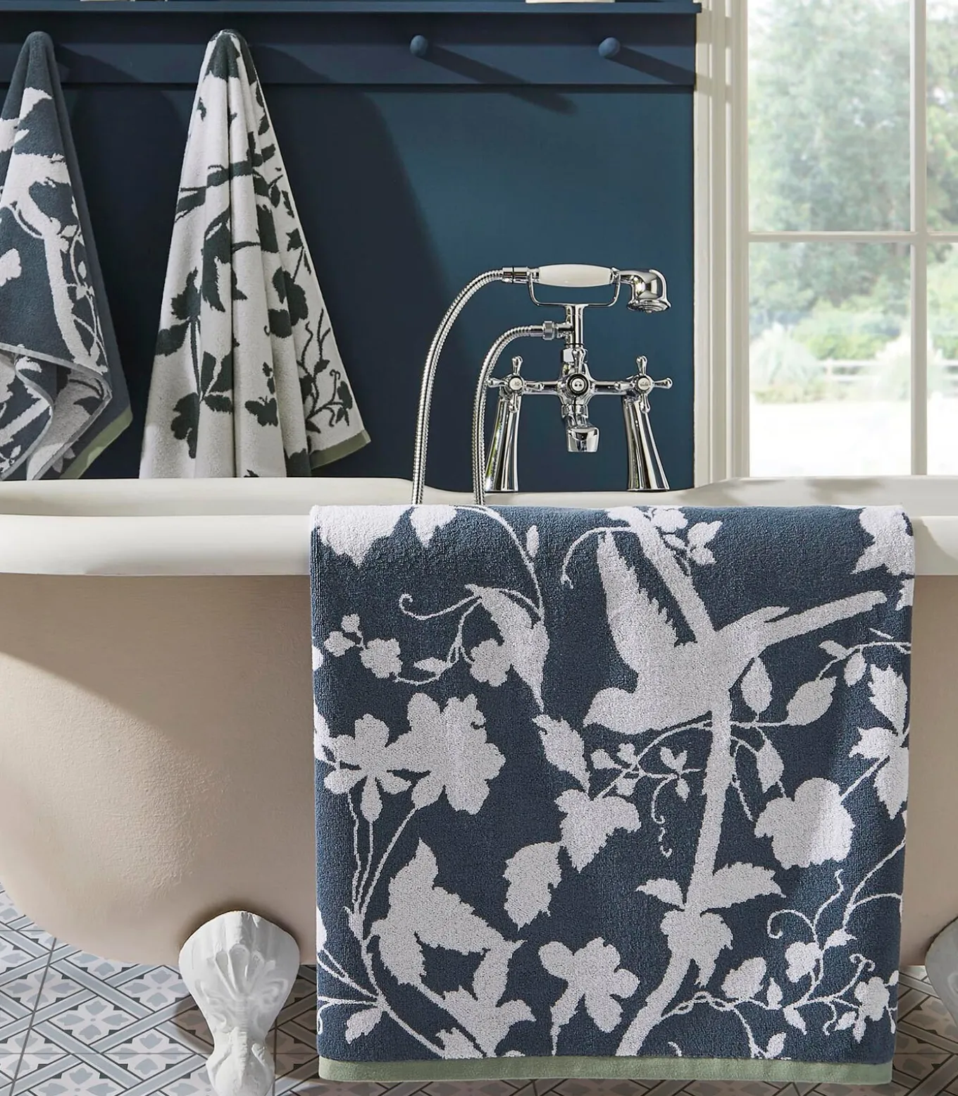 Badhanddoek Oriental Garden Dusky