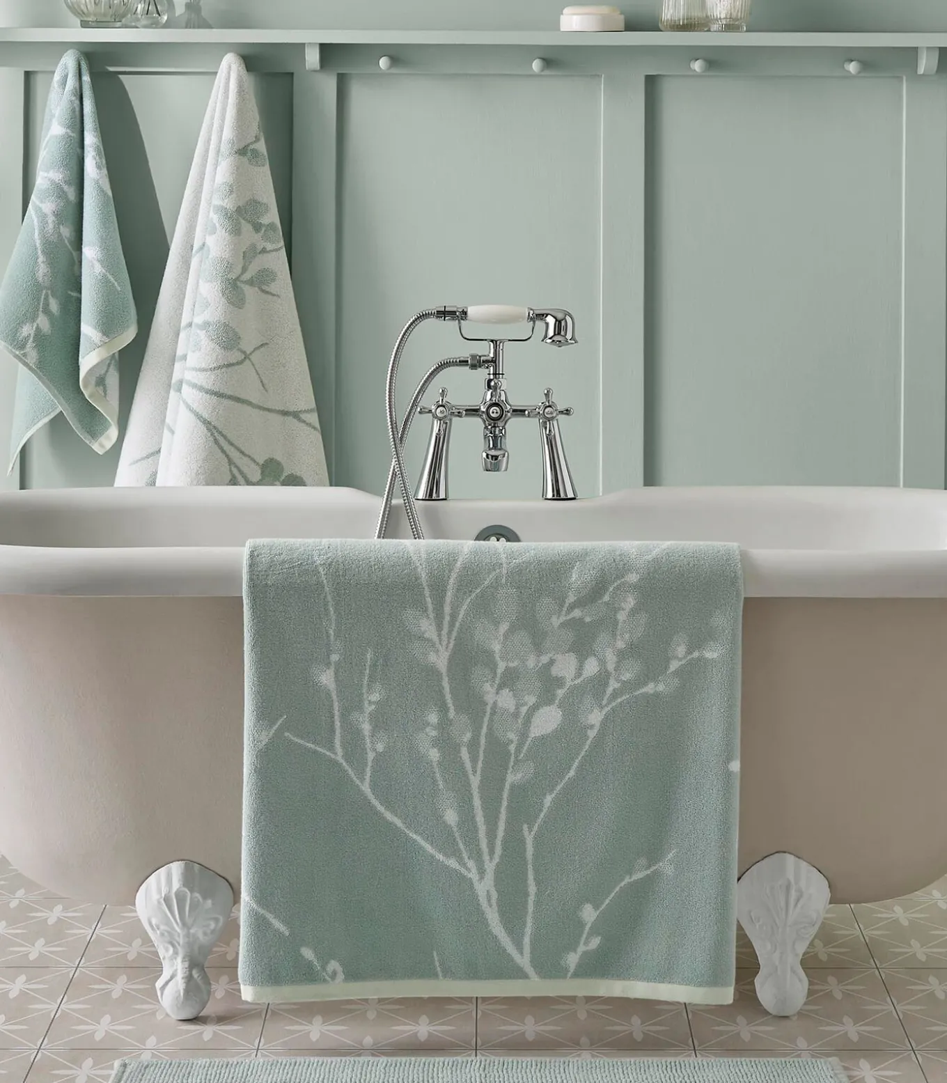 Badhanddoek Pussy Willow Duckegg