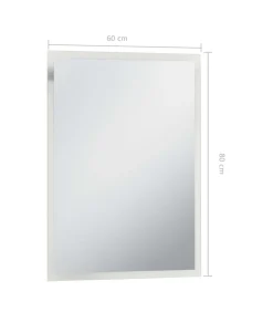 Badkamerspiegel LED 60x80 cm