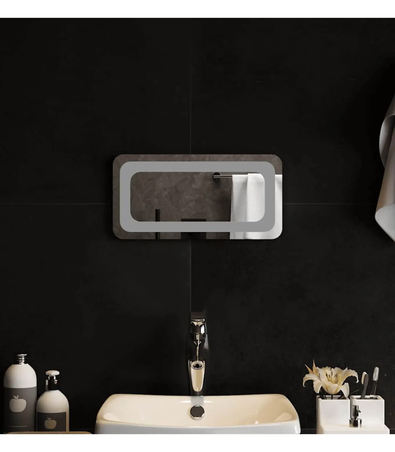 Badkamerspiegel LED 40x20 cm