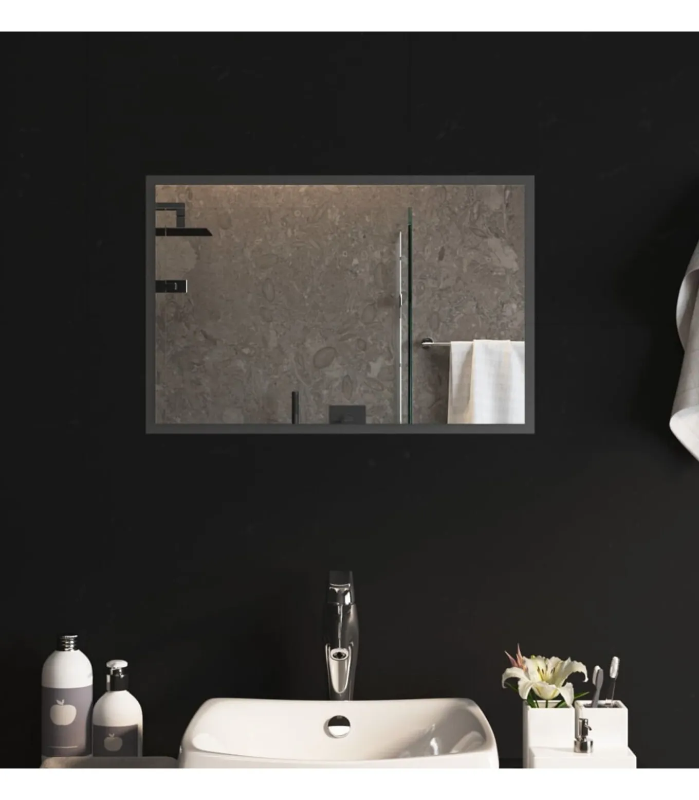 Badkamerspiegel LED 40x60 cm