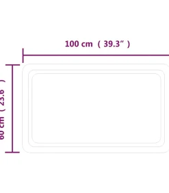 Badkamerspiegel LED 100x60 cm