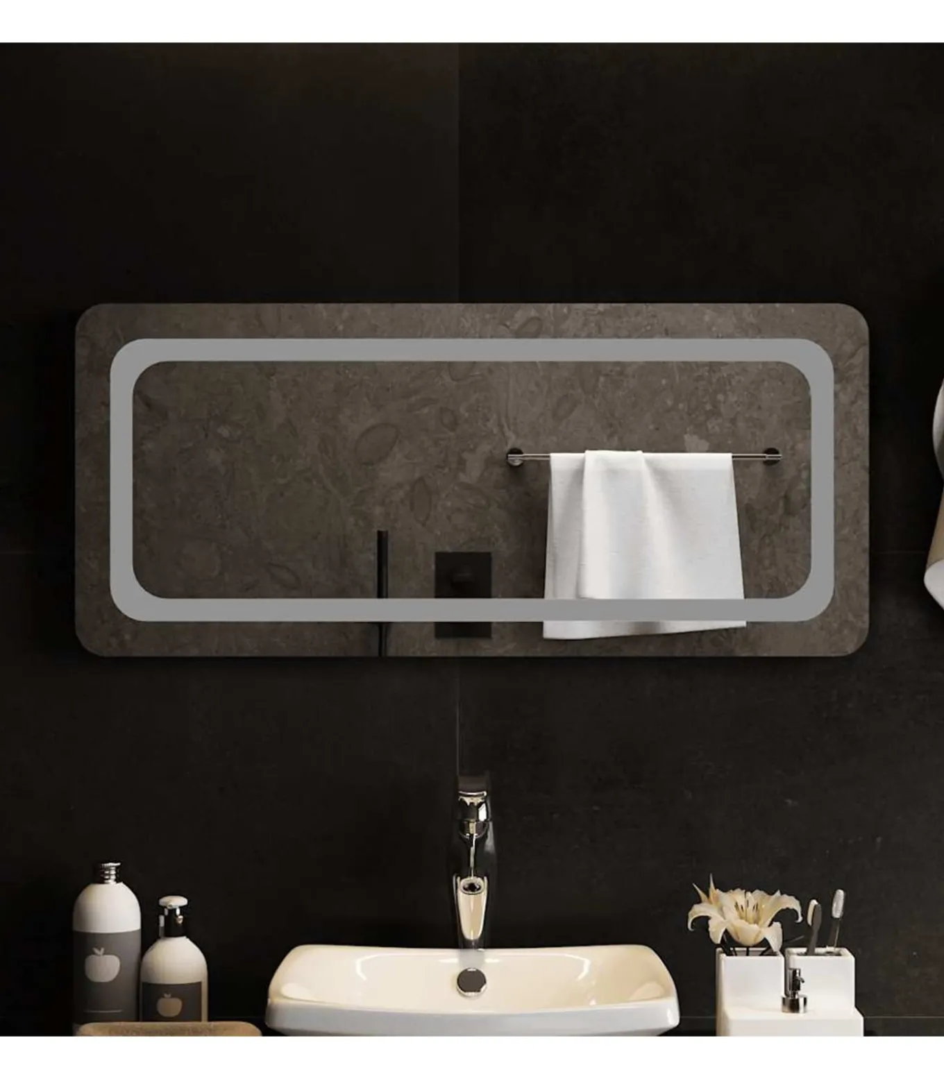 Badkamerspiegel LED 90x40 cm