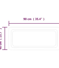 Badkamerspiegel LED 90x40 cm