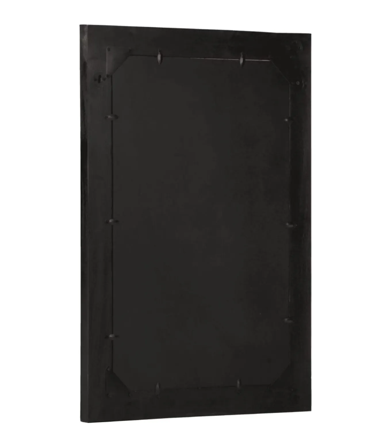 Badkamerspiegel 50x70x2,5 cm massief mangohout en glas