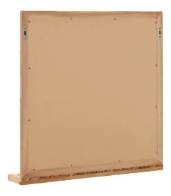 Badkamerspiegel 60x12x62 massief walnotenhout