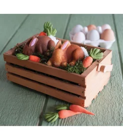 Bakvorm Baby Bunny Koper - 6 stuks