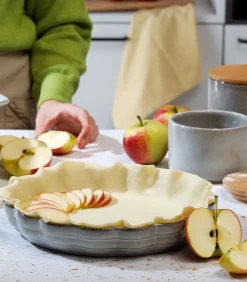 Bakvorm 25,5xH4cm grijs Bake