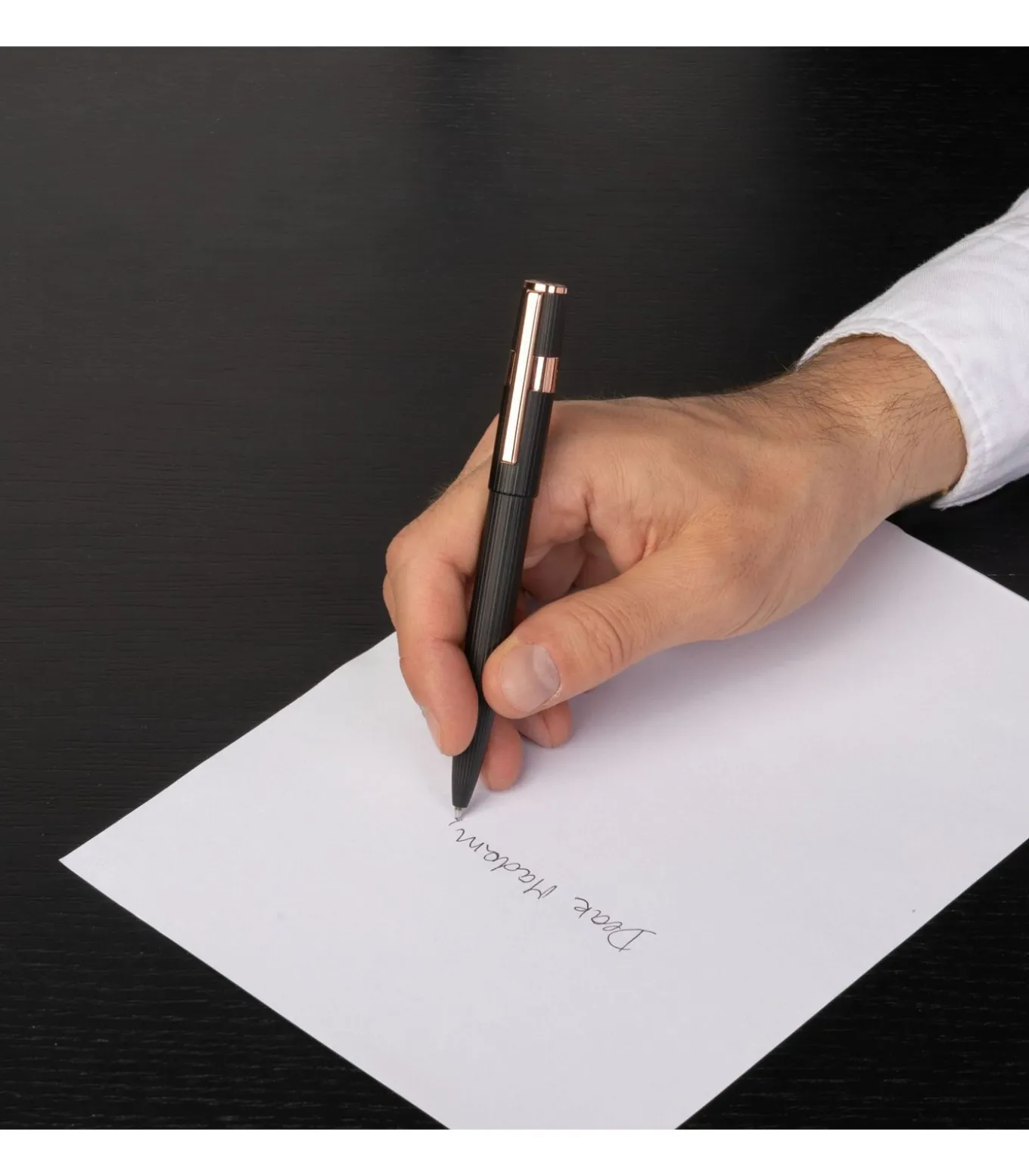 Balpen Gear Pinstripe Black / Rosegold