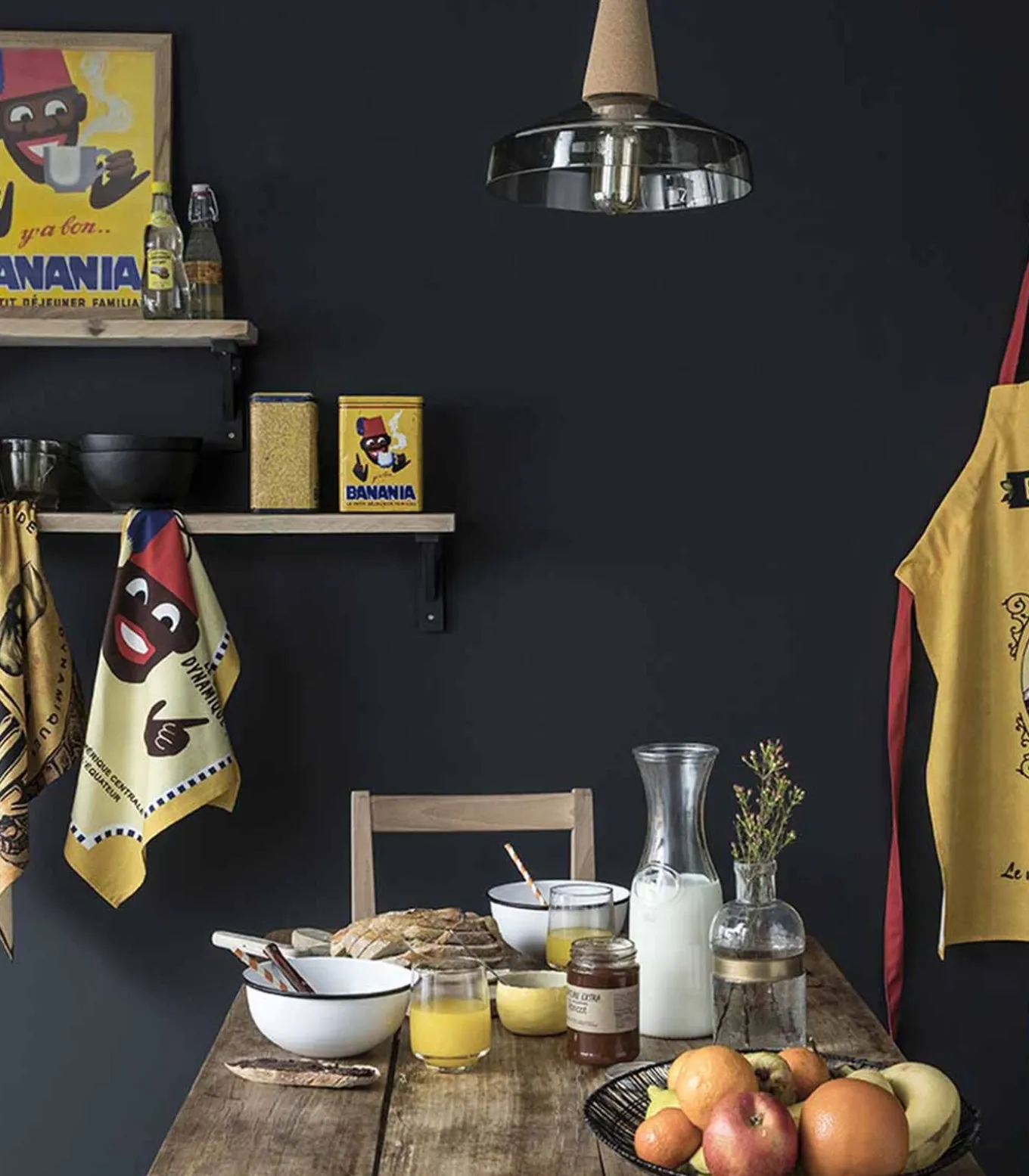 BANANIA - Tafellinnen Theedoek