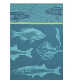 BANC DE POISSONS - Tafellinnen Theedoek