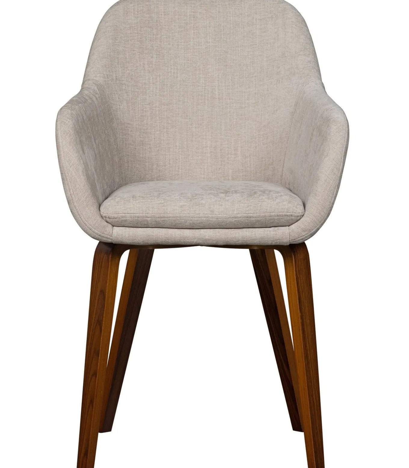 Base Eetkamerstoelen - Velvet Melange - Zand - Set van 6