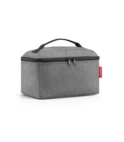 Beautycase - Toilettas - Twist Silver Grijs